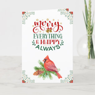 Weihnachten von Redbirds Weihnachtskarte Dankeskarte