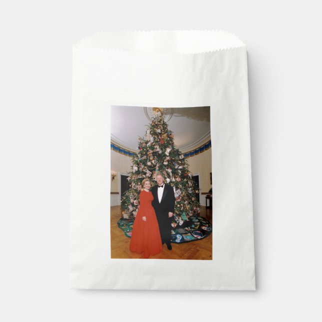 Weihnachten von US-Präsident Bill Clinton & Hillar Geschenktütchen (Vorderseite)