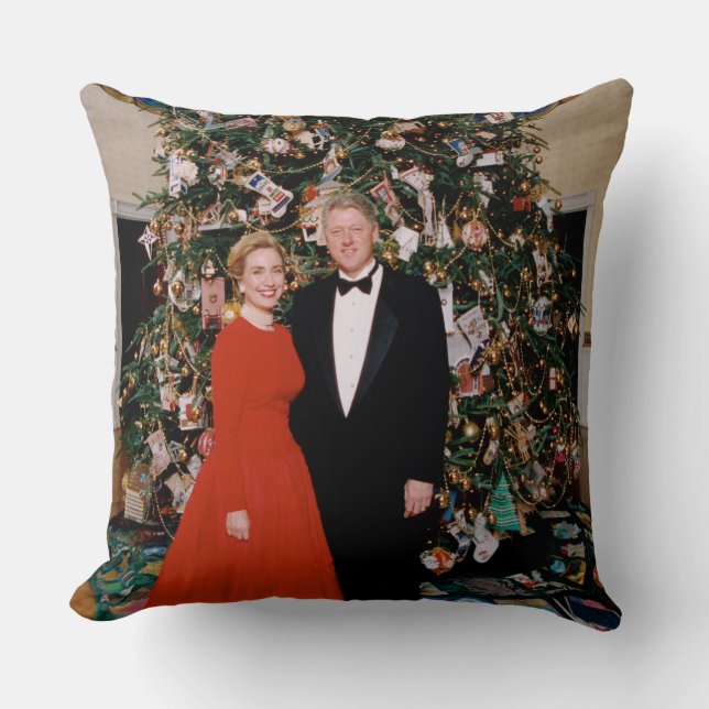 Weihnachten von US-Präsident Bill Clinton & Hillar Kissen (Vorderseite)