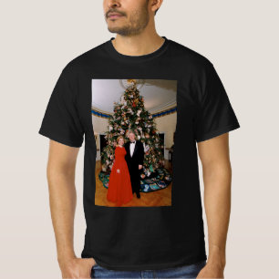 Weihnachten von US-Präsident Bill Clinton & Hillar T-Shirt