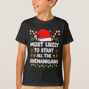 Weihnachten Wahrscheinlich Beginnen Alle Die Scher T-Shirt