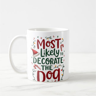 Weihnachten Wahrscheinlich Dekorieren Hund Xmas Fa Kaffeetasse