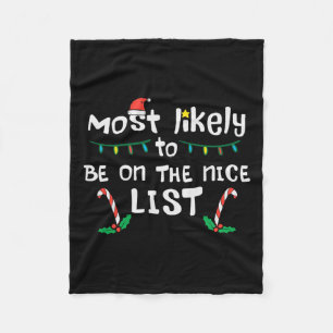 Weihnachten wahrscheinlich schöne Liste Weihnachte Fleecedecke