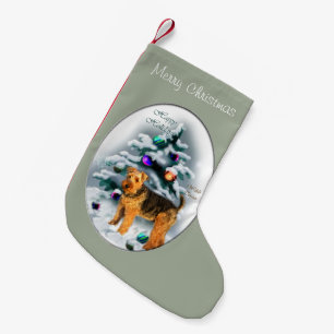 Weihnachten Walisers Terrier Kleiner Weihnachtsstrumpf
