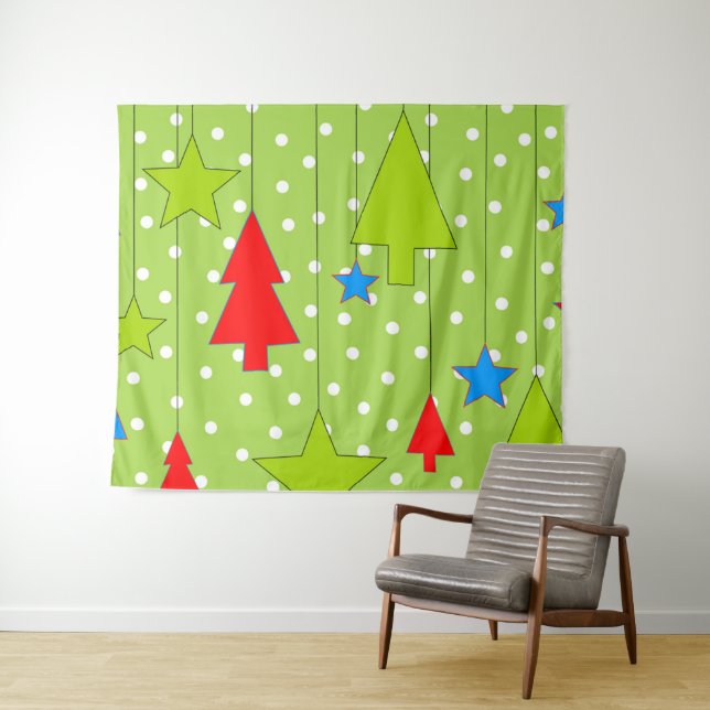 Weihnachten Wandteppich (Beispiel (Horizontal))