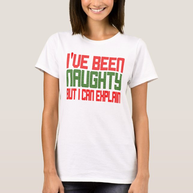 Weihnachten war ich ein unheilvoller Kreuzstich T-Shirt (Vorderseite)