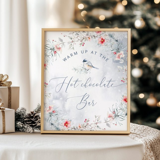 Weihnachten Warm auf der heißen Schokolade Bar Poster (Von Creator hochgeladen)