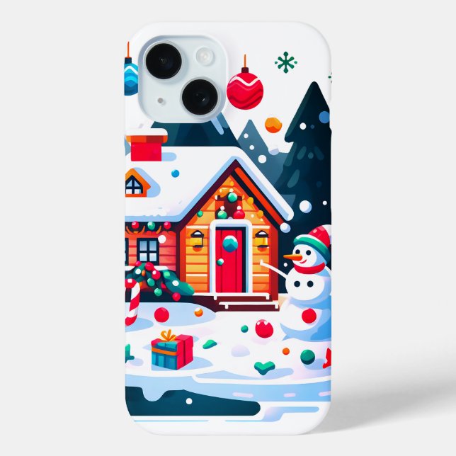 Weihnachten: Warme und gemütliche Weihnachtszeit Case-Mate iPhone Hülle (Rückseite)