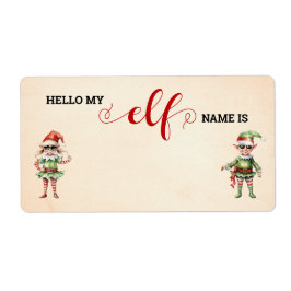 Weihnachten Was Ihr Elf-Spiel-Label