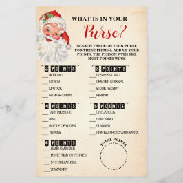Weihnachten Was in Ihrer Weihnachtskarte ist Flyer