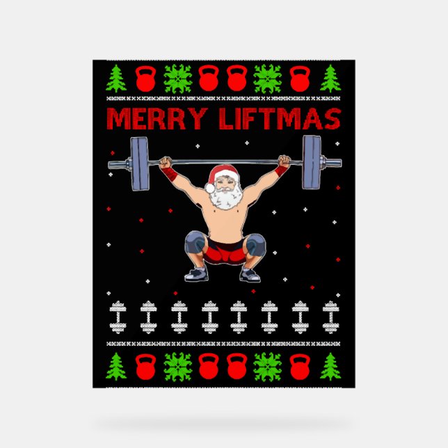 Weihnachten Weihnachten Acrylschild (Vorderseite)