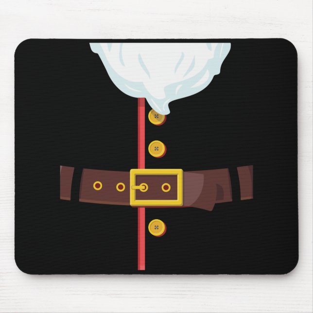 Weihnachten Weihnachten Anzug Weihnachtsmann Kostü Mousepad (Vorne)