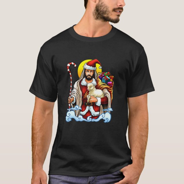 Weihnachten Weihnachten Christlicher Weihnachtsfei T-Shirt (Vorderseite)