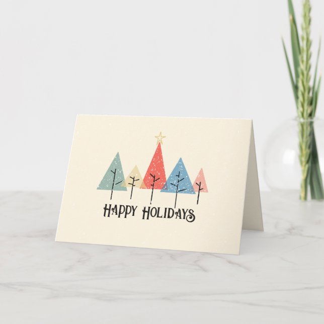 Weihnachten Weihnachten Dankeskarte (Vorderseite)