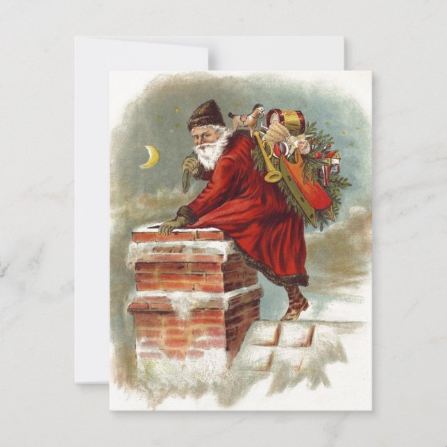 Weihnachten Weihnachten Der Park der Villa Negroni Einladung (Vorderseite)