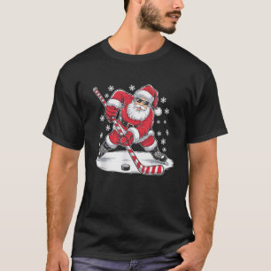 Weihnachten Weihnachten Eishockey Weihnachtsfeier  T-Shirt
