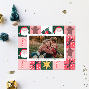 Weihnachten Weihnachten Familienurlaub Foto Card