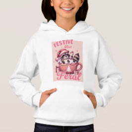 Weihnachten Weihnachten Feierlich, aber Feral Racc Hoodie