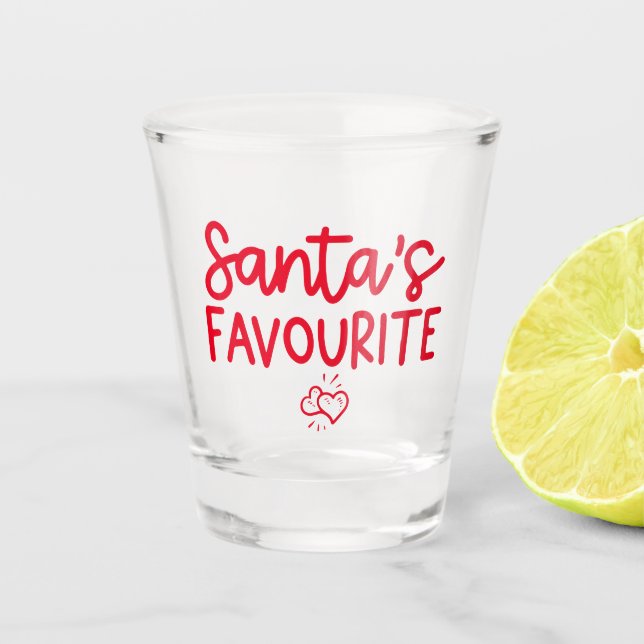 Weihnachten Weihnachten Feierliche Romantische Lie Schnapsglas (Vorderseite)