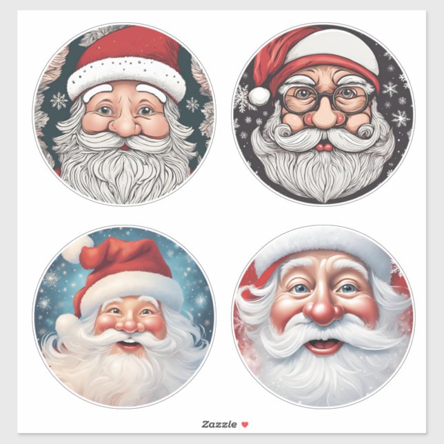 Weihnachten Weihnachten Frohe Weihnachtsaufkleber  Aufkleber (Blatt)