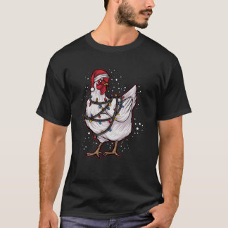 Weihnachten Weihnachten Geflügel Xmas Hühnerfami T-Shirt