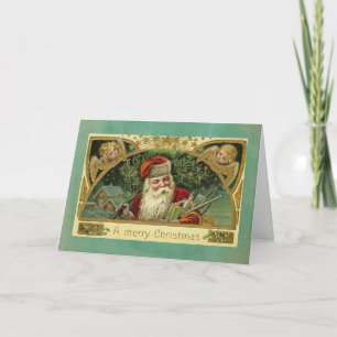Weihnachten Weihnachten Gruß Santa Angeli