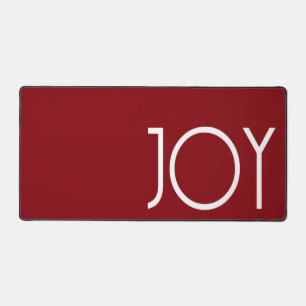 Weihnachten Weihnachten Joy Red Background Schreibtischunterlage