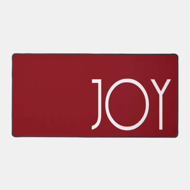 Weihnachten Weihnachten Joy Red Background Schreibtischunterlage (Vorderseite)