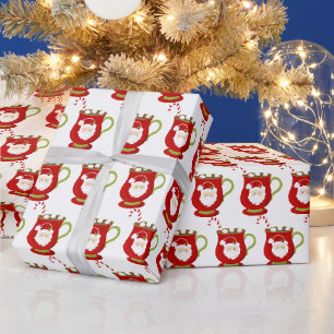 Weihnachten Weihnachten - Kakao gefliestes Party Geschenkpapier