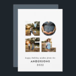 Weihnachten Weihnachten kühl, modern 4 Foto einfac<br><div class="desc">Farbenfrohe fröhliche Weihnachten Weihnachtstypografie 4 Foto Feriengestaltung. Rot,  Grün,  Marineblau,  Schwarz und Rosa sind verfügbar.</div>