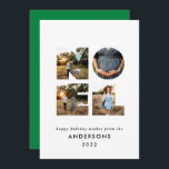 Weihnachten Weihnachten kühl, modern 4 Foto einfac<br><div class="desc">Farbenfrohe fröhliche Weihnachten Weihnachtstypografie 4 Foto Feriengestaltung. Rot,  Grün,  Marineblau,  Schwarz und Rosa sind verfügbar.</div>