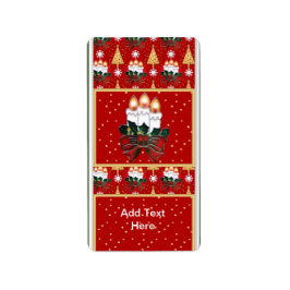 Weihnachten Weihnachten Miniatur Candy Bar Wrapper Adressaufkleber