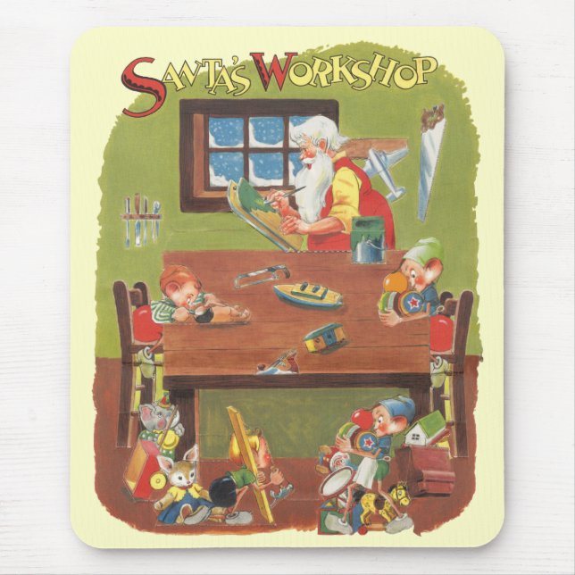 Weihnachten Weihnachten mit Elfen im Workshop Mousepad (Vorne)