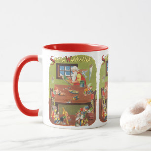 Weihnachten Weihnachten mit Elfen im Workshop Tasse