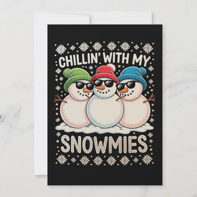 Weihnachten Weihnachten mit meinen Schneemassen (Vorderseite)