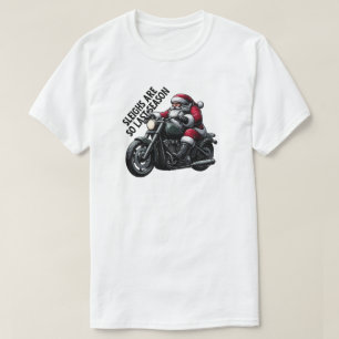 Weihnachten Weihnachten - Motorrad fahren T-Shirt