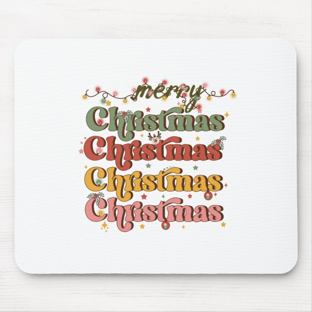 Weihnachten Weihnachten Mousepad (Vorne)