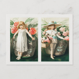 Weihnachten Weihnachten Neujahr Mädchen mit Blume