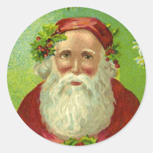 Weihnachten Weihnachten Runder Aufkleber