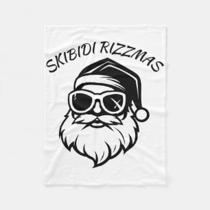 Weihnachten Weihnachten Skibidi Rizzmas Fleecedecke