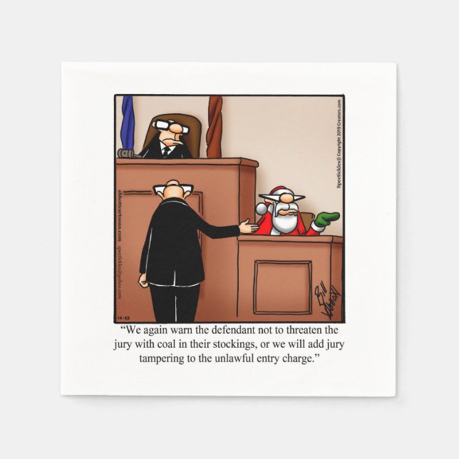Weihnachten Weihnachten - Spaß Napkins Serviette (Vorderseite)