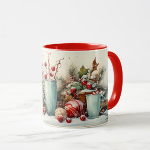 Weihnachten, Weihnachten-Szene für Kaffee/Tee-Tass Tasse