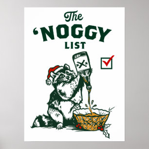 Weihnachten Weihnachten trinken Rum Eggnog Poster