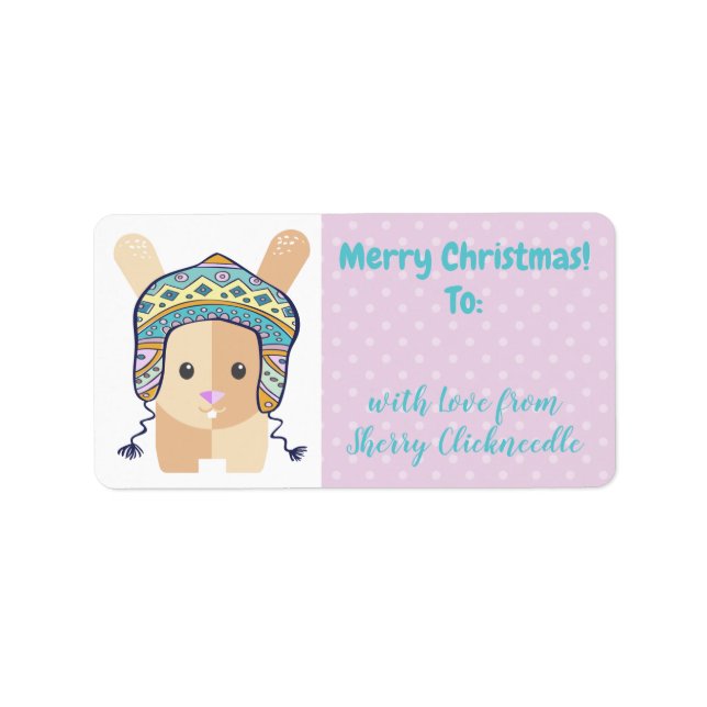 Weihnachten Weihnachten Weihnachten Adressaufkleber (Vorne)