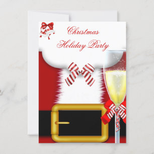 Weihnachten Weihnachten Weihnachten Anzug Champagn Einladung
