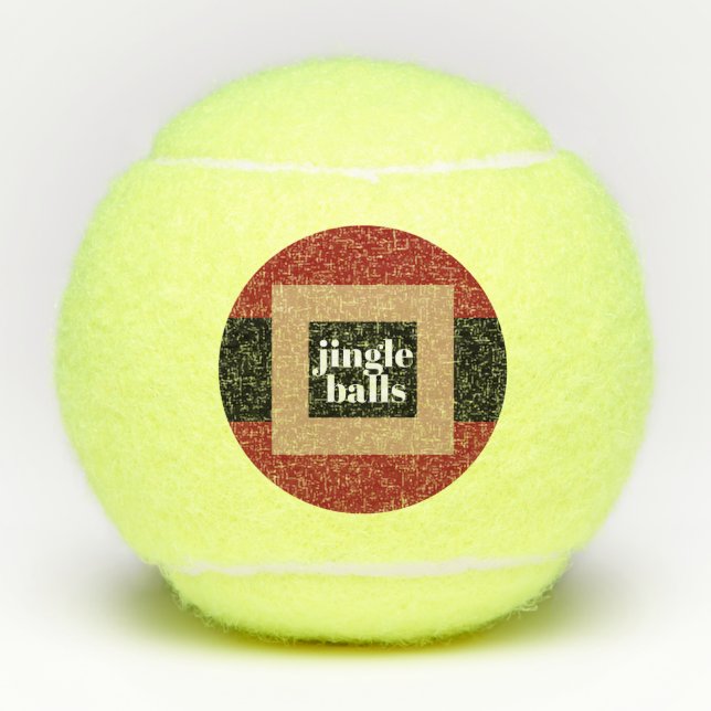 Weihnachten Weihnachten Weihnachten Anzug Gürtel Tennisbälle (Vorderseite)