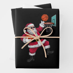 Weihnachten Weihnachten Weihnachten Dunkeln ein Ba Geschenkpapier Set