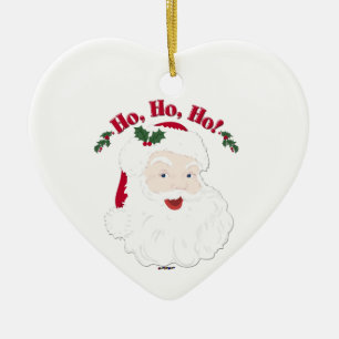 Weihnachten Weihnachten Weihnachten, Ho, Ho! Keramikornament