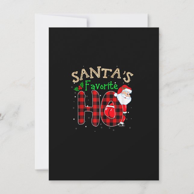 Weihnachten Weihnachten Weihnachten Ho Xmas Pajama Einladung (Vorderseite)