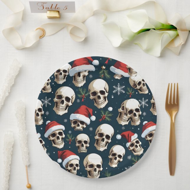 Weihnachten Weihnachten Weihnachten in Weihnachtsm Pappteller (Hochzeit)